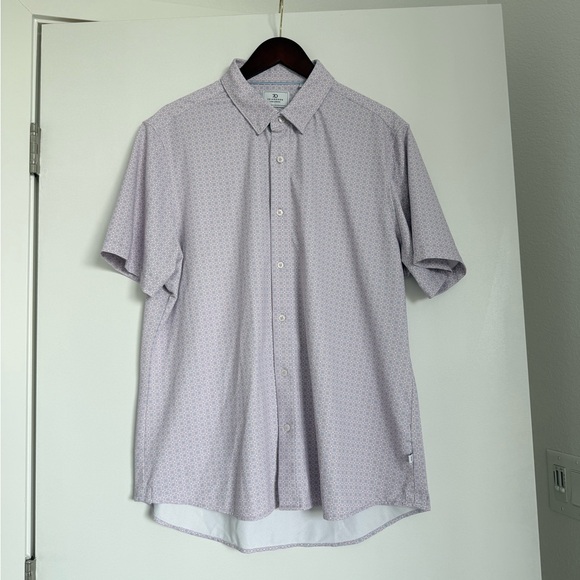 7 Diamonds 4 Way Stretch Patterned Casual Shirt - Picture 1 of 9